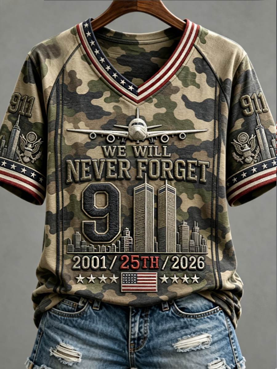 Men's We Will Never Forget 9 11 September 11 polo shirt