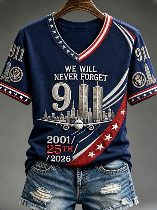 Women's We Will Never Forget 9 11 September 11 polo shirt