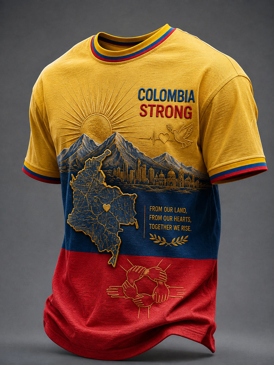 Men's COLOMBIA STRONG Printed T-shirt