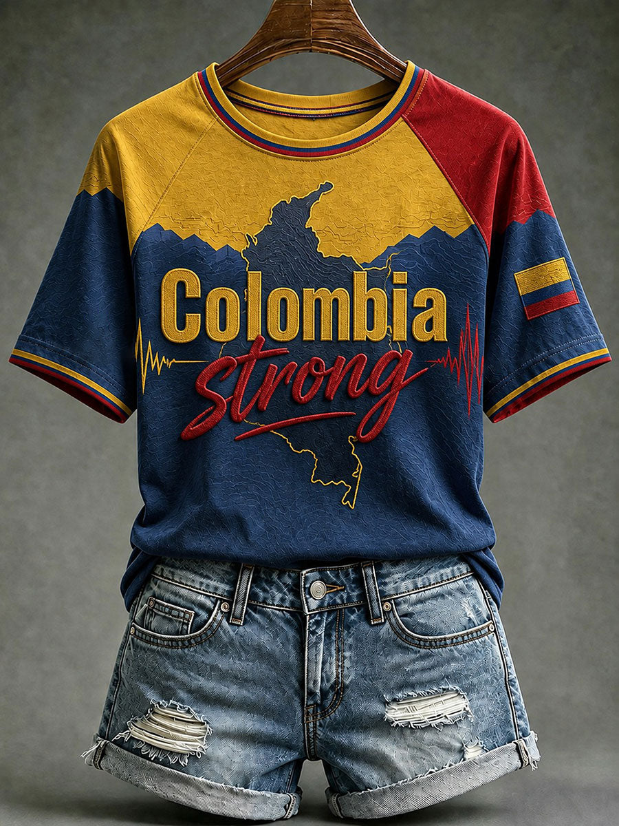 Women's Colombia Strong Printed T-shirt