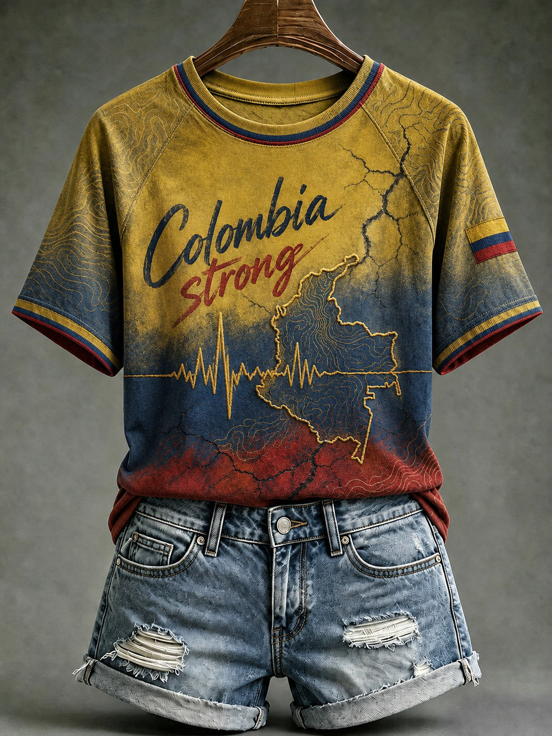 Women's Colombia Strong Printed T-shirt