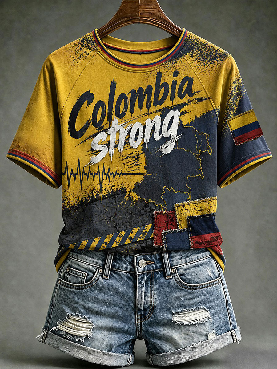 Women's Colombia Strong Printed T-shirt