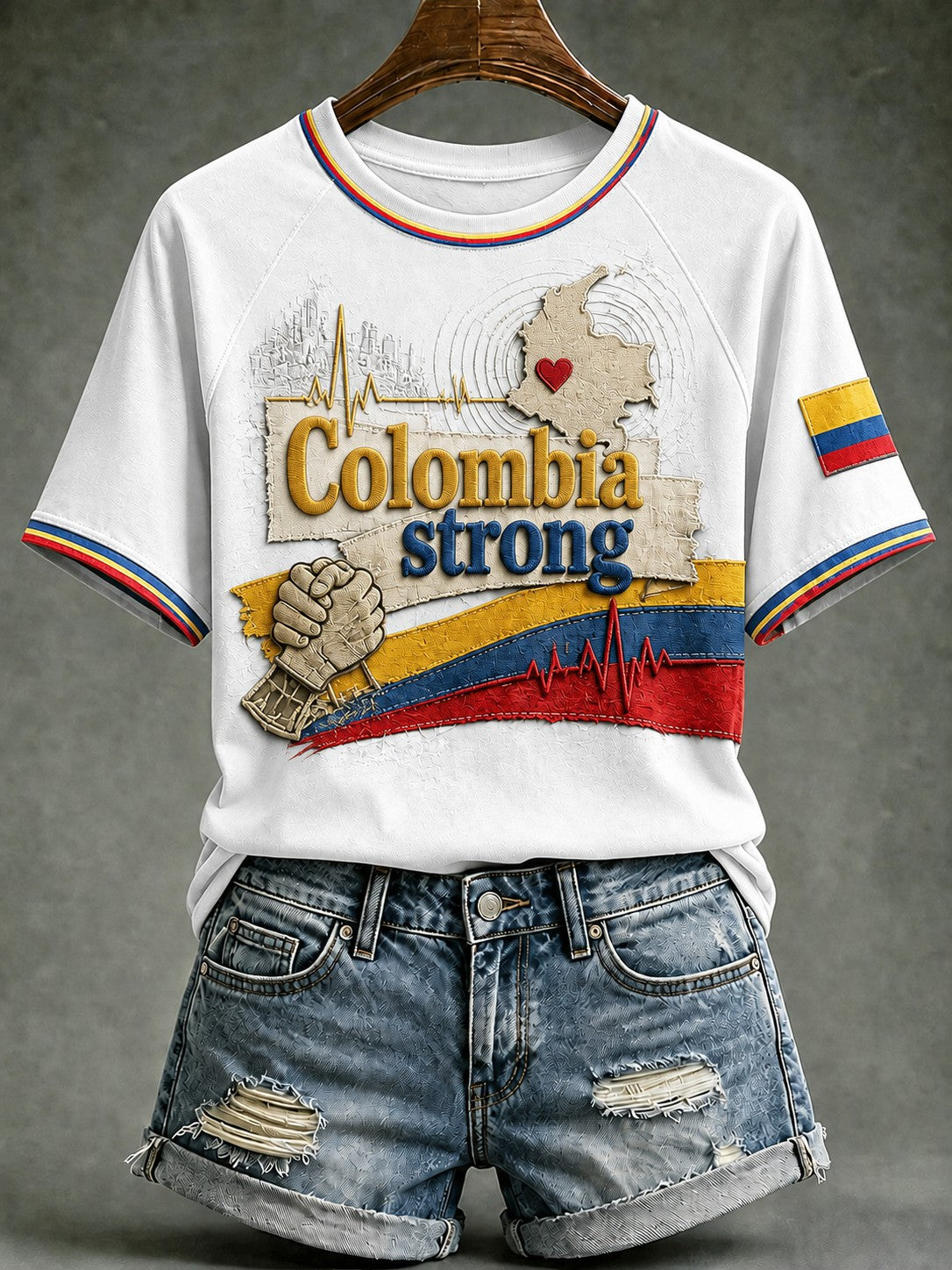 Women's Colombia Strong Printed T-shirt