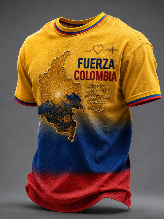 Men's FUERZA COLOMBIA Printed T-shirt