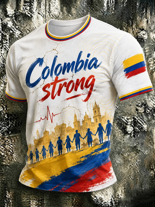 Men's Colombia Strong Printed T-shirt