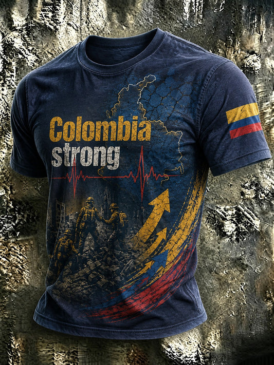 Men's Colombia Strong Printed T-shirt