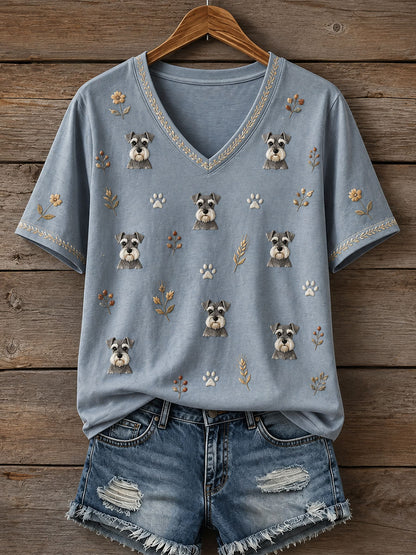 Women's Lovely Schnauzer T-Shirt