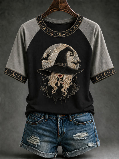 Women's Halloween Salem Witch Short Sleeve T-shirt