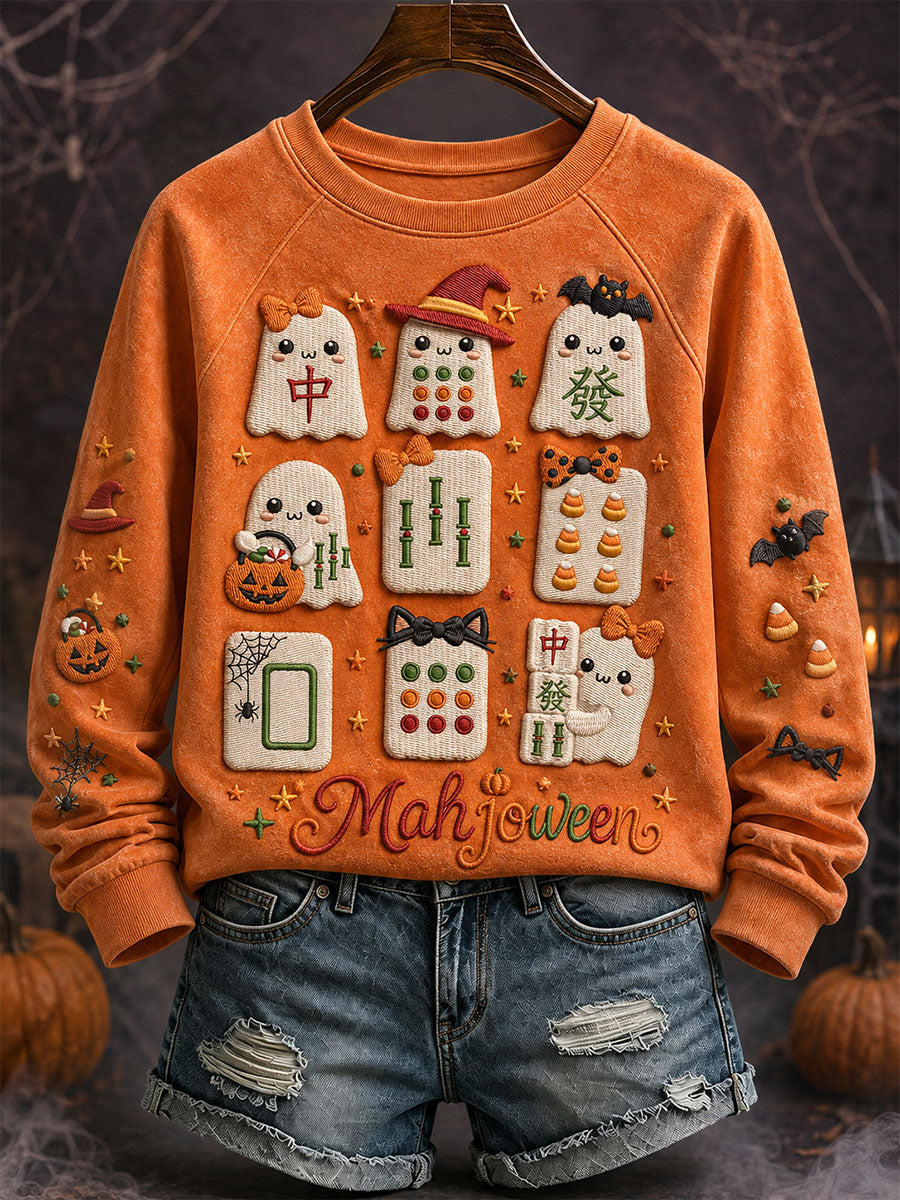 Women's Halloween Mahjong sweatshirts