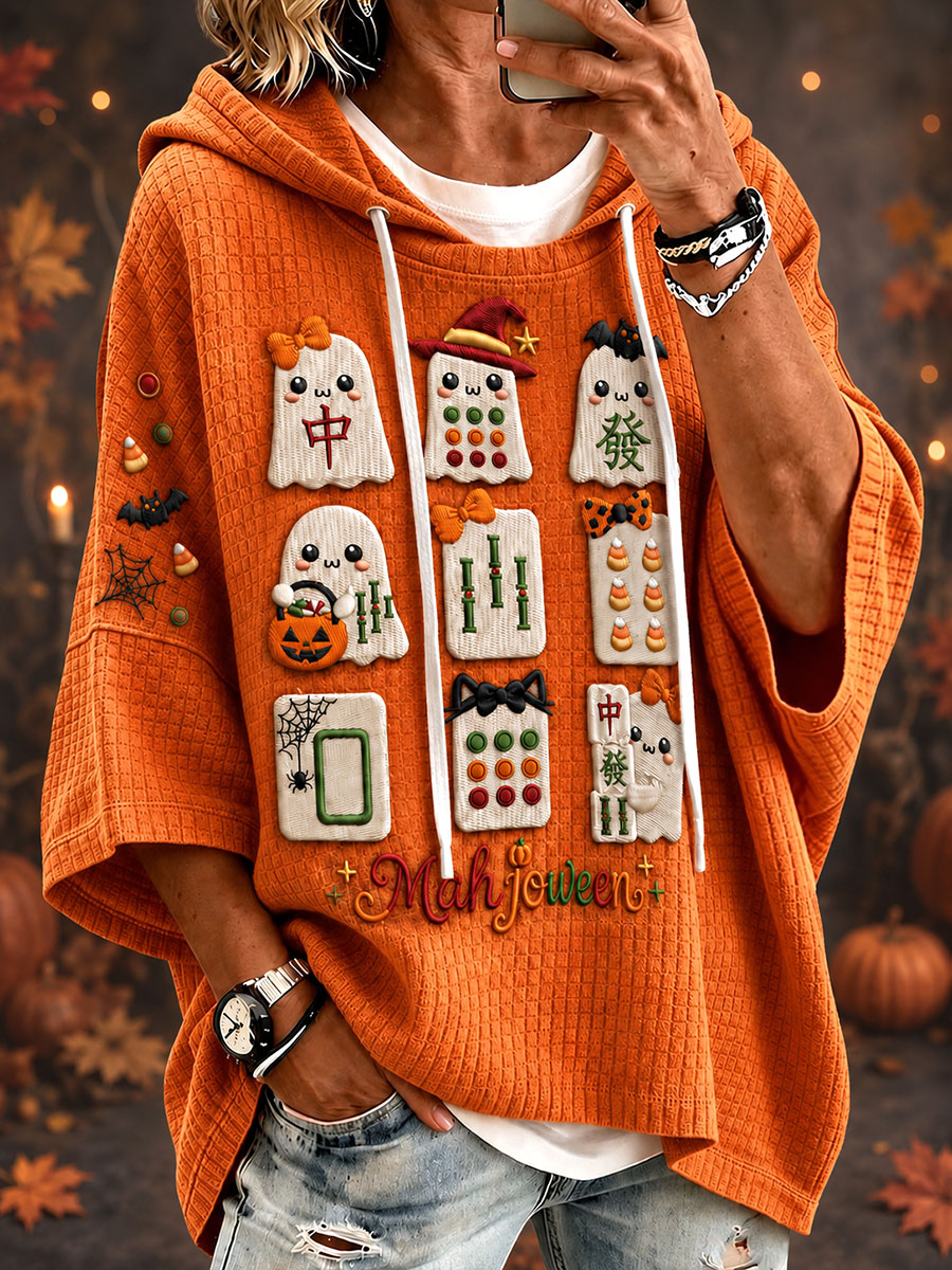 Women's Halloween Mahjong Hoodies