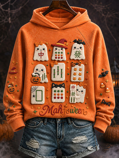 Women's Halloween Mahjong Hoodies
