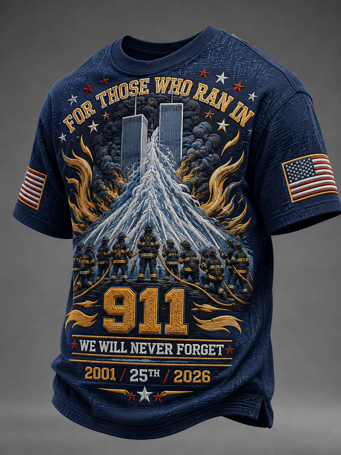 Men's We Will Never Forget 9 11 September 11 t-shirt