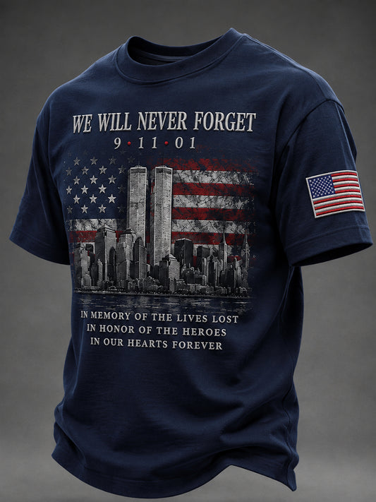 Men's America Printed T-shirt