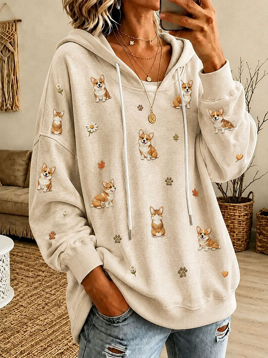 Women's Lovely Corgi Hoodie