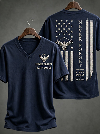 Women's NEVER FORGET 2,977 SOULS 2,977 SOULS 09.11.2001 T-shirt