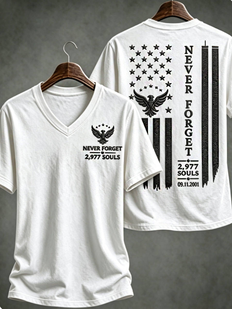 Women's NEVER FORGET 2,977 SOULS 2,977 SOULS 09.11.2001 T-shirt