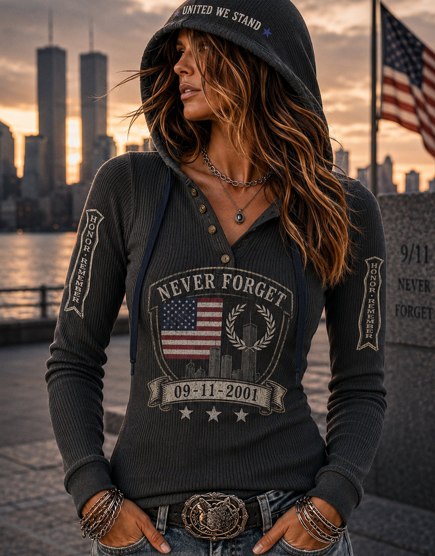 Women's USA 9/11 Patriot Day Hoodie