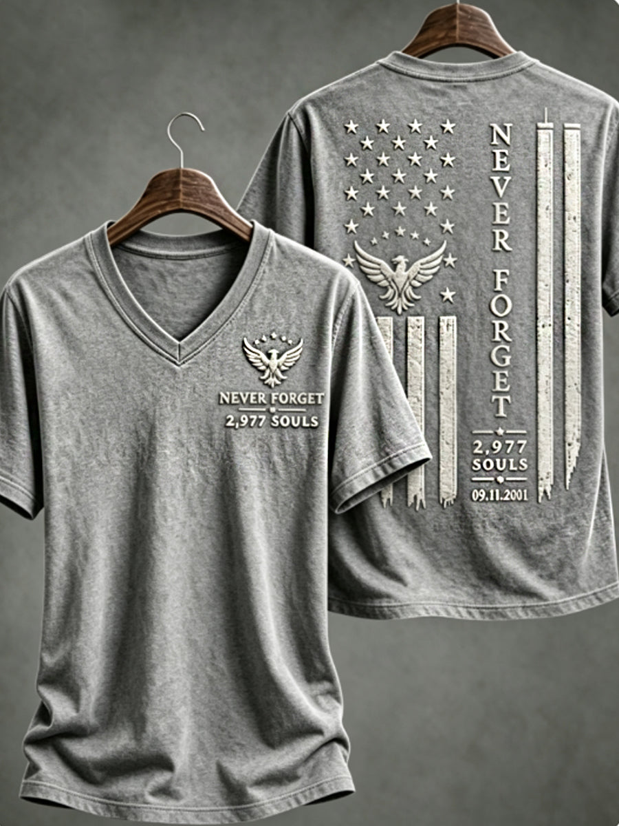 Women's NEVER FORGET 2,977 SOULS 2,977 SOULS 09.11.2001 T-shirt