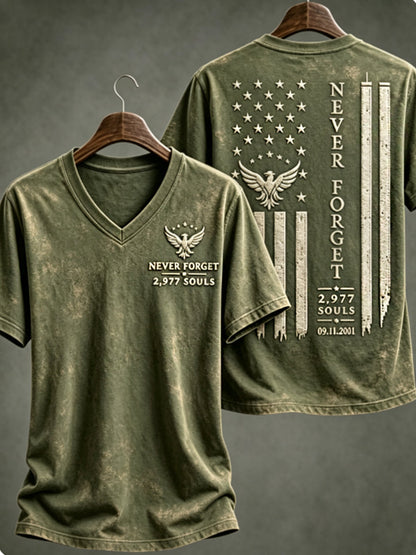 Women's NEVER FORGET 2,977 SOULS 2,977 SOULS 09.11.2001 T-shirt