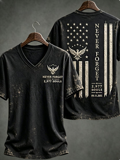 Women's NEVER FORGET 2,977 SOULS 2,977 SOULS 09.11.2001 T-shirt