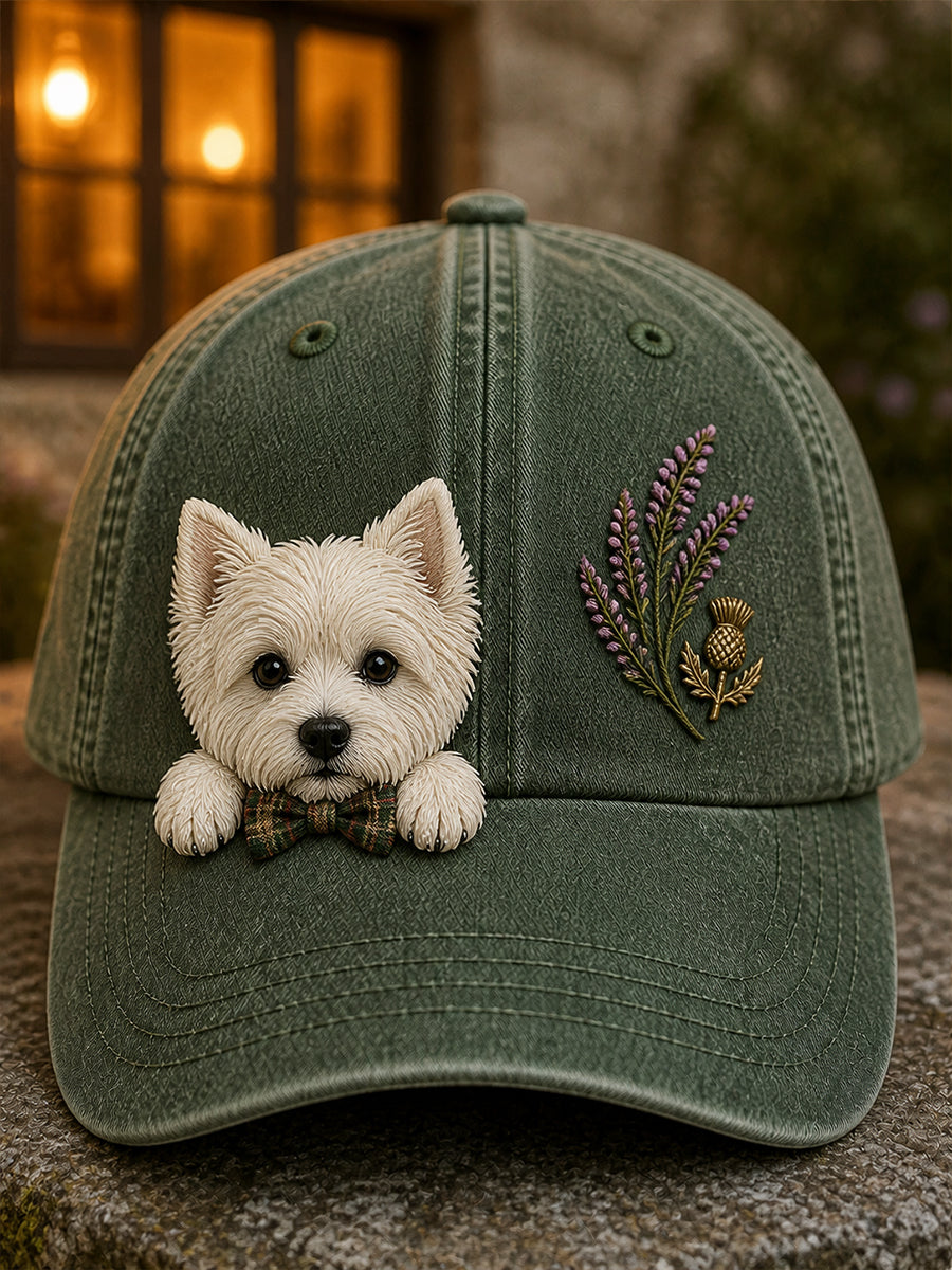 Unisex Retro Animal Art Print Casual Hat
