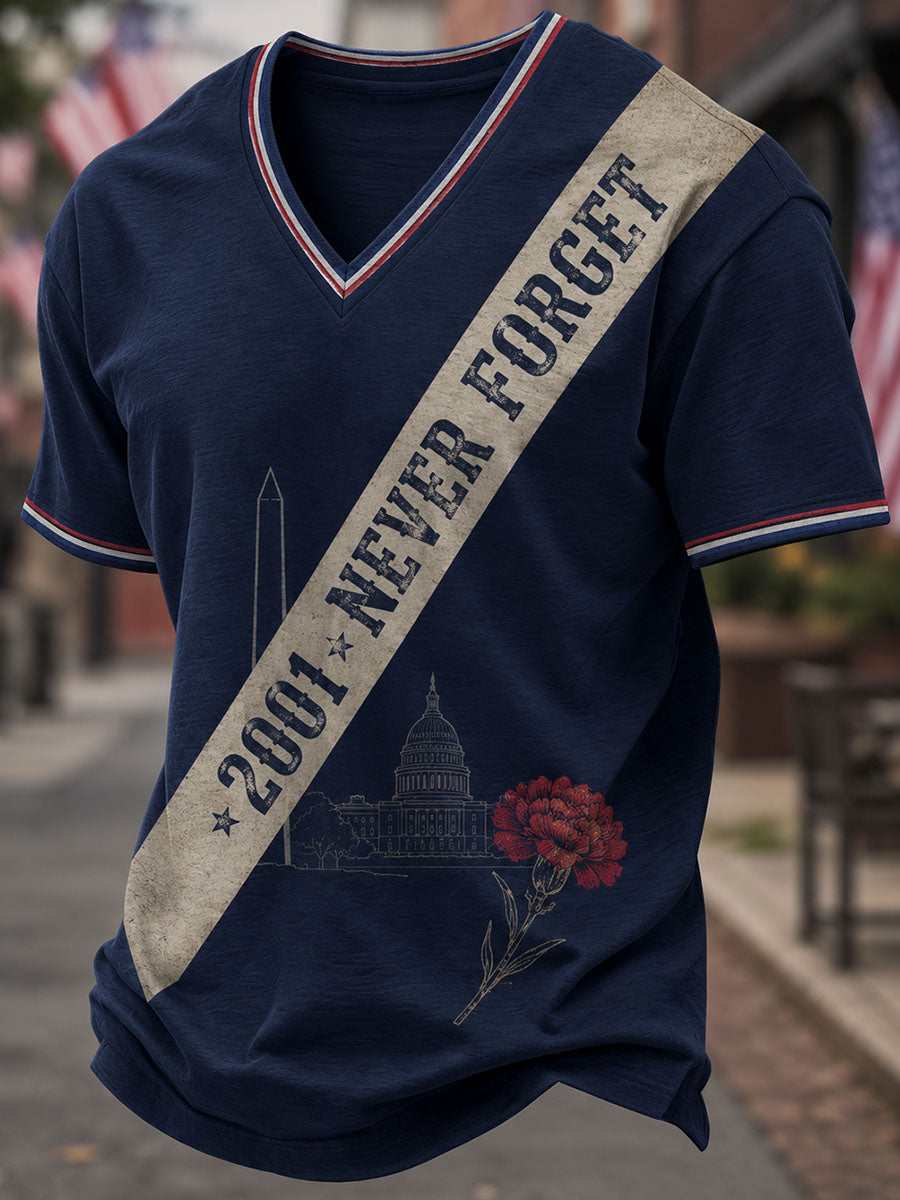 Men's V-neck T-shirt