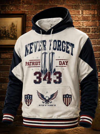 Men's Oversized Drop-Shoulder Hoodie with Pockets