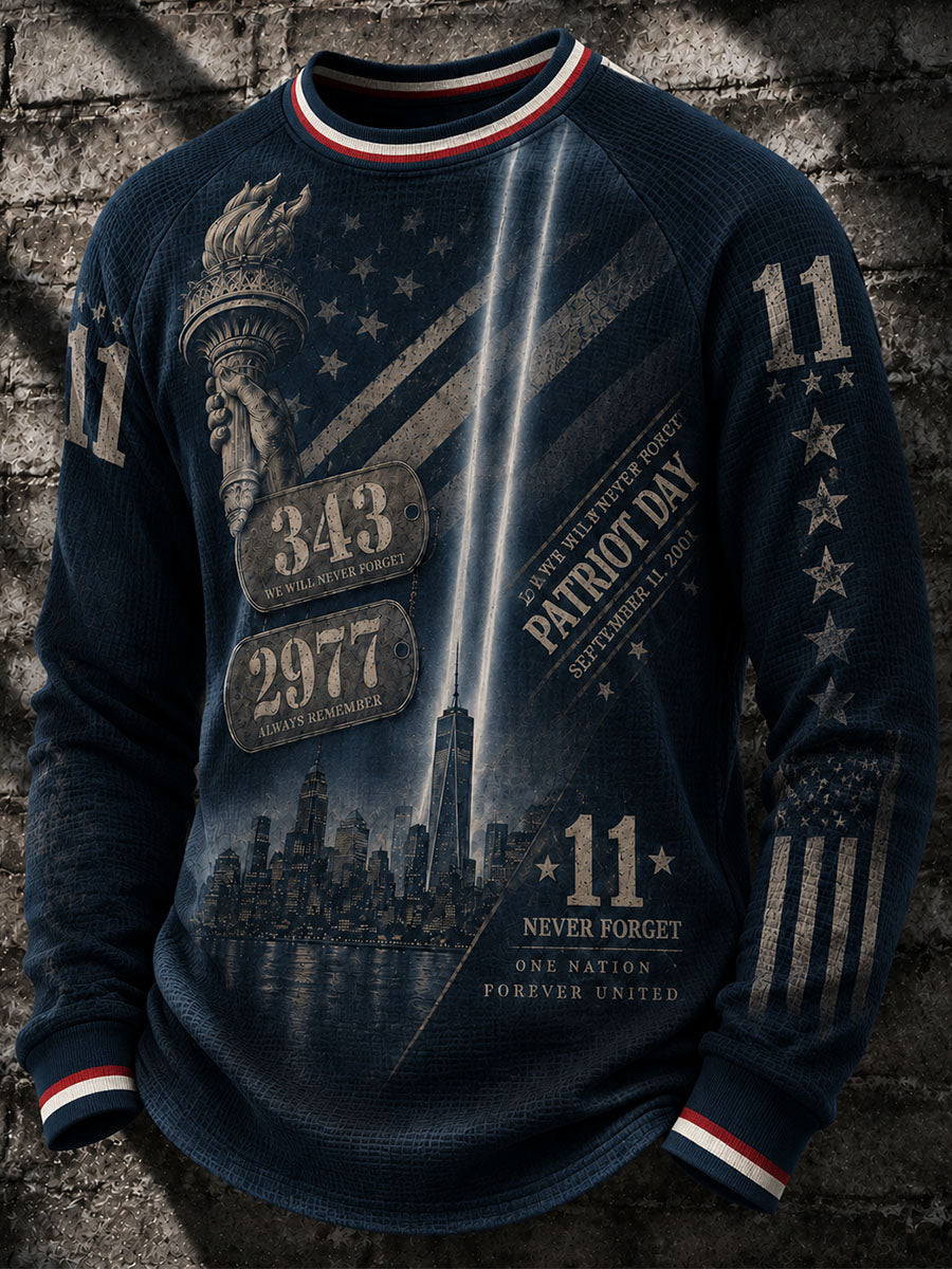 Men's Waffle Long Sleeve T-Shirt