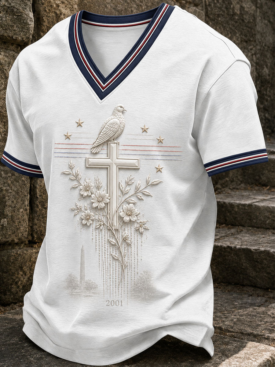 Men's V-neck T-shirt
