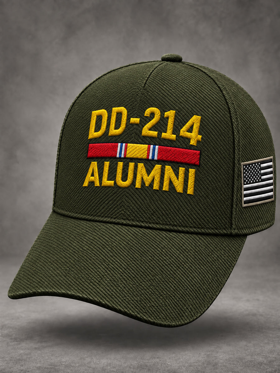 Unisex DD-214 Alumni US Flag Hat