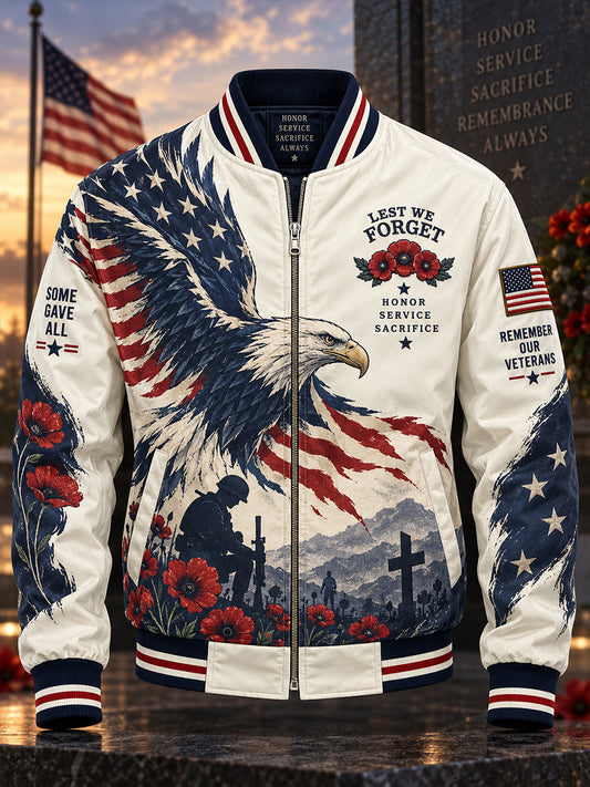 Men's Remembrance Day Print Jacket