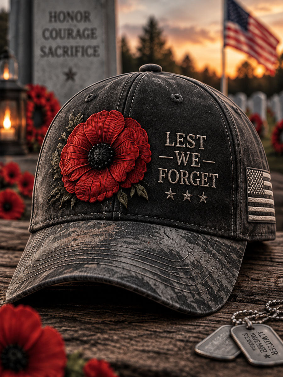 Unisex Veterans Day Print Casual Hat