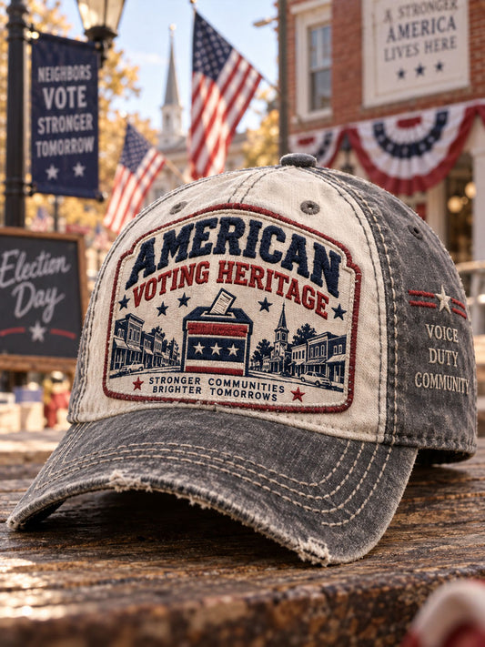 Unisex Midterm Election Stamp Casual Hat