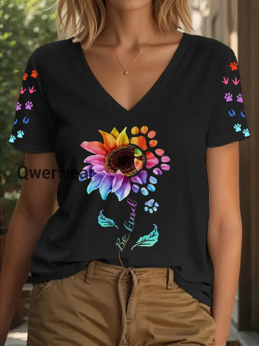 Women’s Animal Friendly T-shirt Black / S
