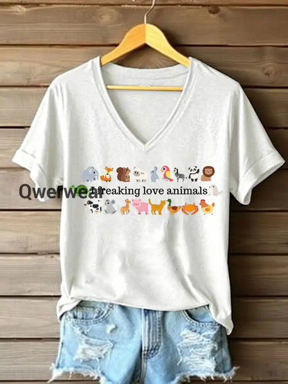 Women’s Animal Friendly T-shirt White / S