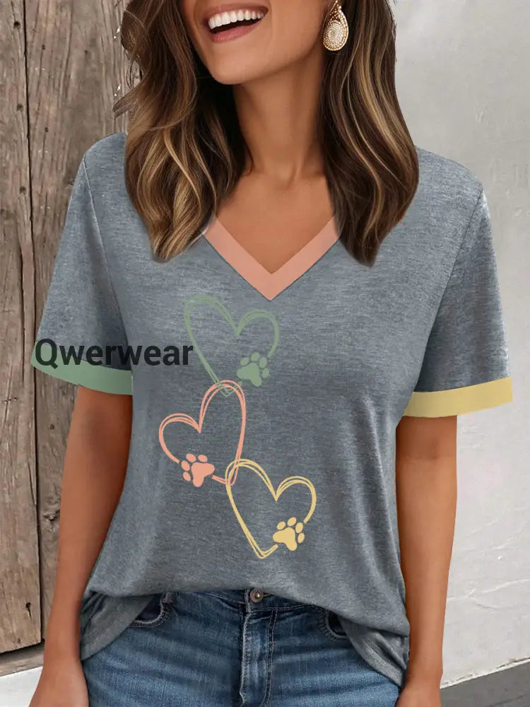 Women’s Animal Lovers T-shirt Gray / S