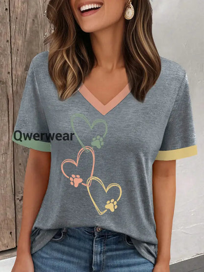 Women’s Animal Lovers T-shirt Gray / S