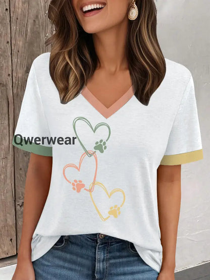Women’s Animal Lovers T-shirt White / S