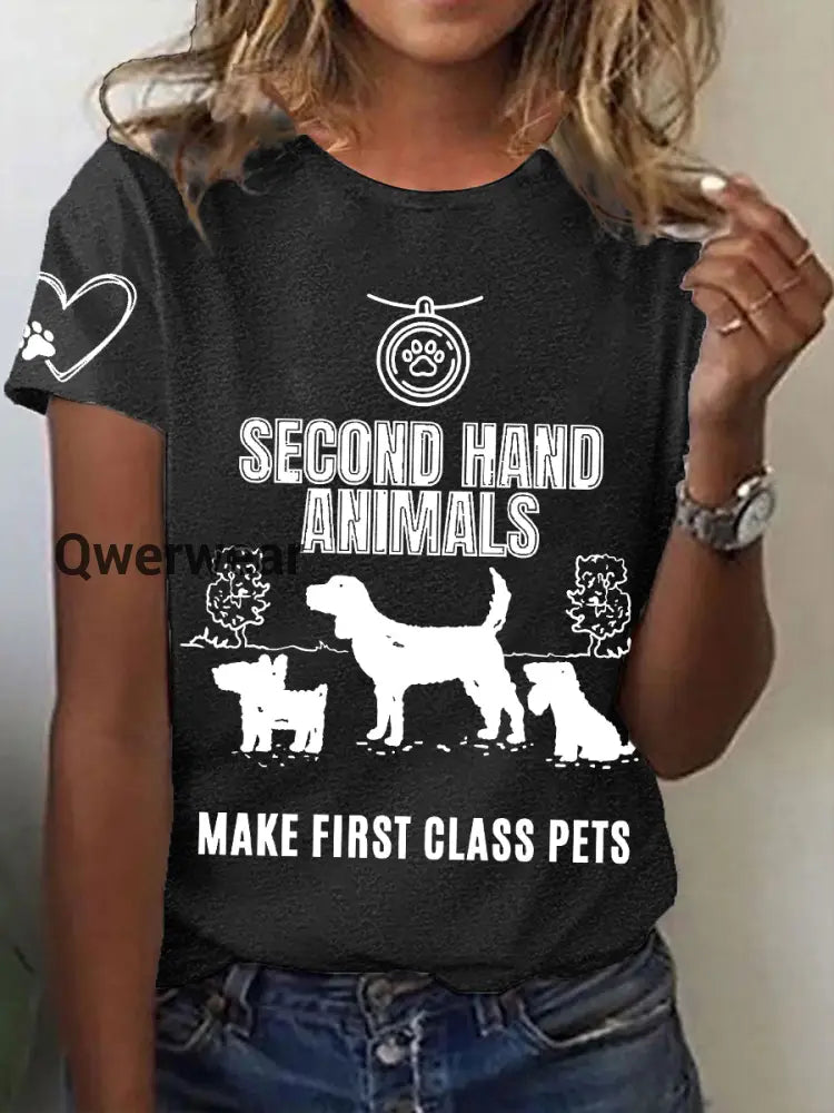 Women’s Animal Protection T-shirt Black / S