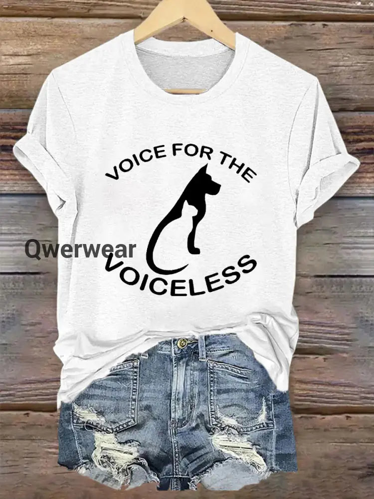 Women’s Animal Protection T-shirt White / S