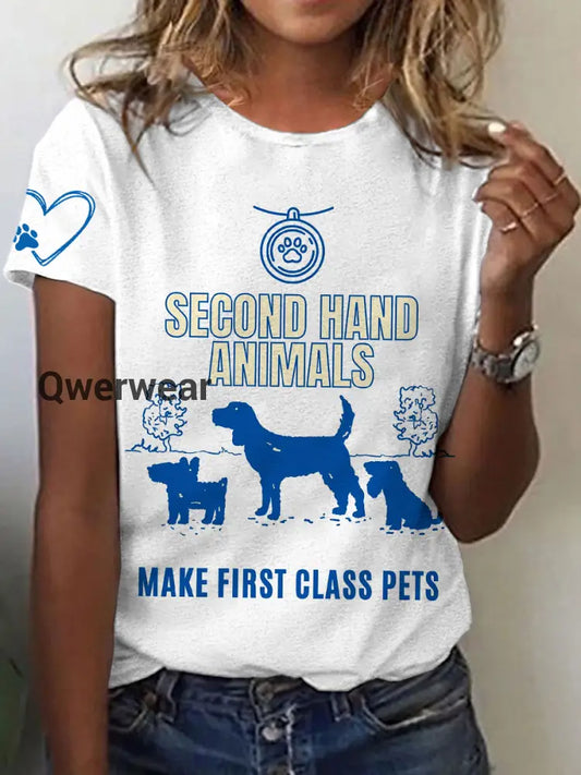 Women’s Animal Protection T-shirt White / S