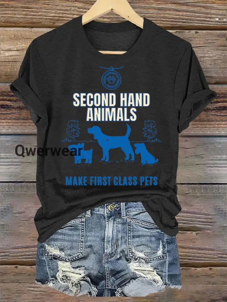 Women’s protected animal t-shirt-TS-AF-59 Black / S