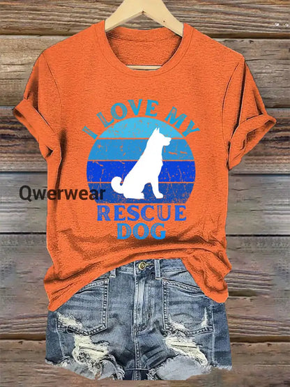 Women’s protected animal t-shirt-TS-AF-63 Orange / S